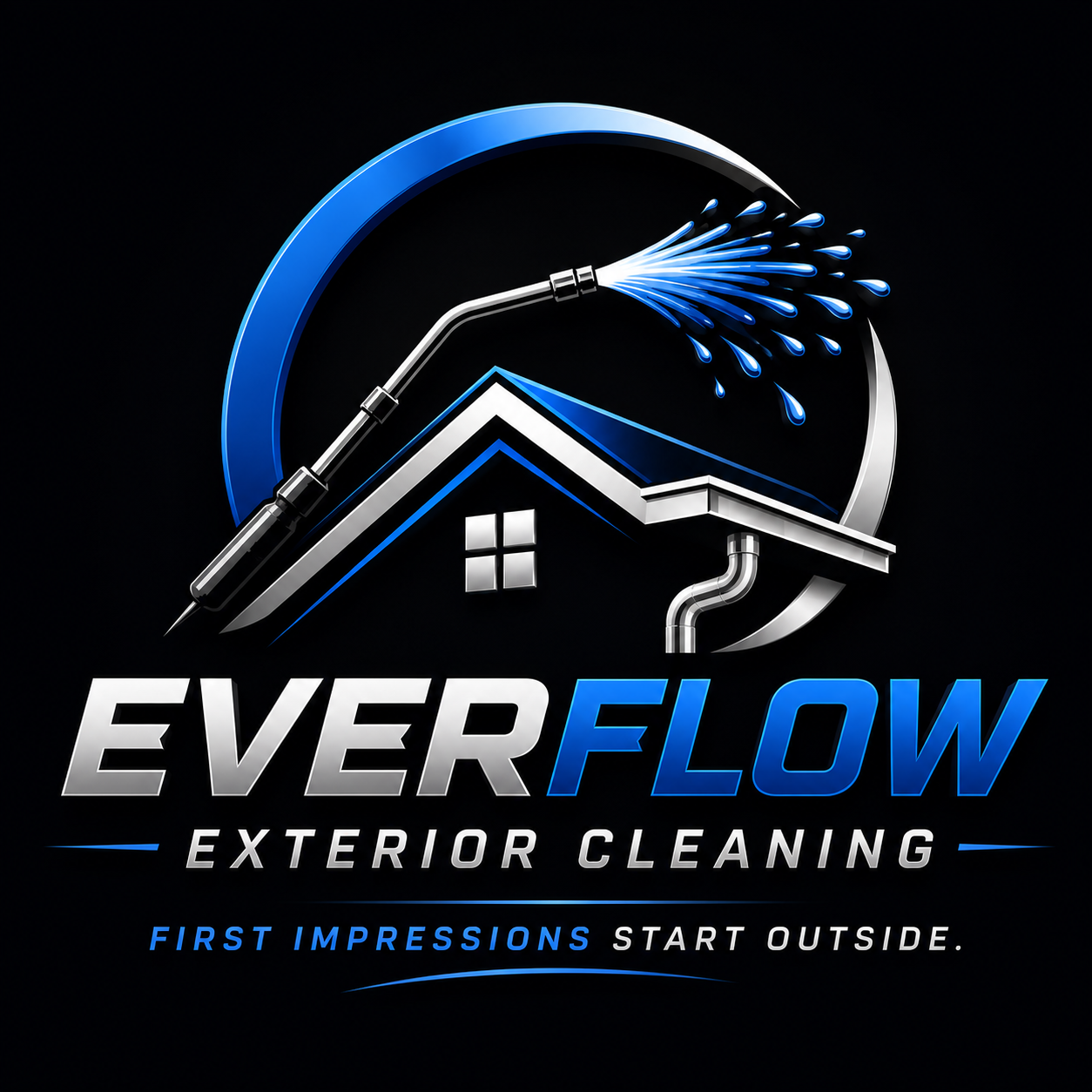 EverFlow Exterior Cleaning – First Impressions Start Outside